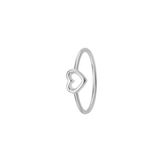 Ring til Børn Hjertet Sterling Sølv