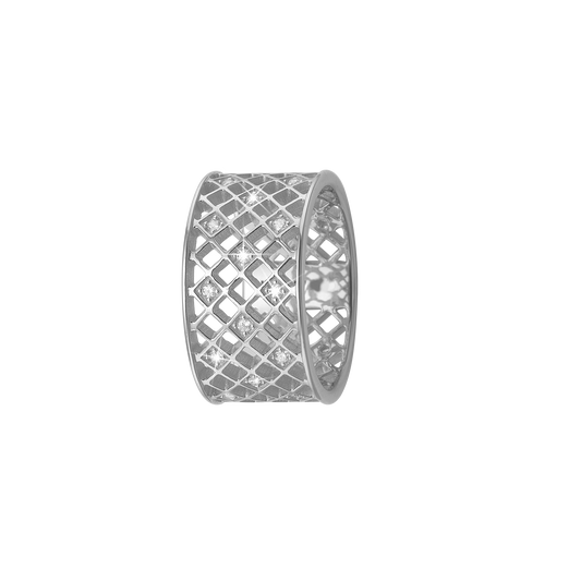 Ring Harlekin Cubic Zirkonia Sterling Sølv