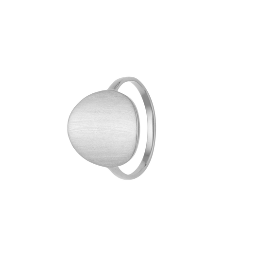 Ring Cirkel Plade Sterling Sølv
