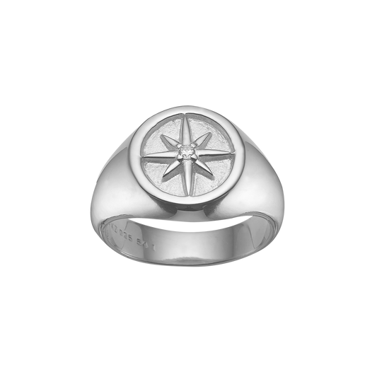 Ring Star Of The Night Cubic Zirkonia Sterling Sølv