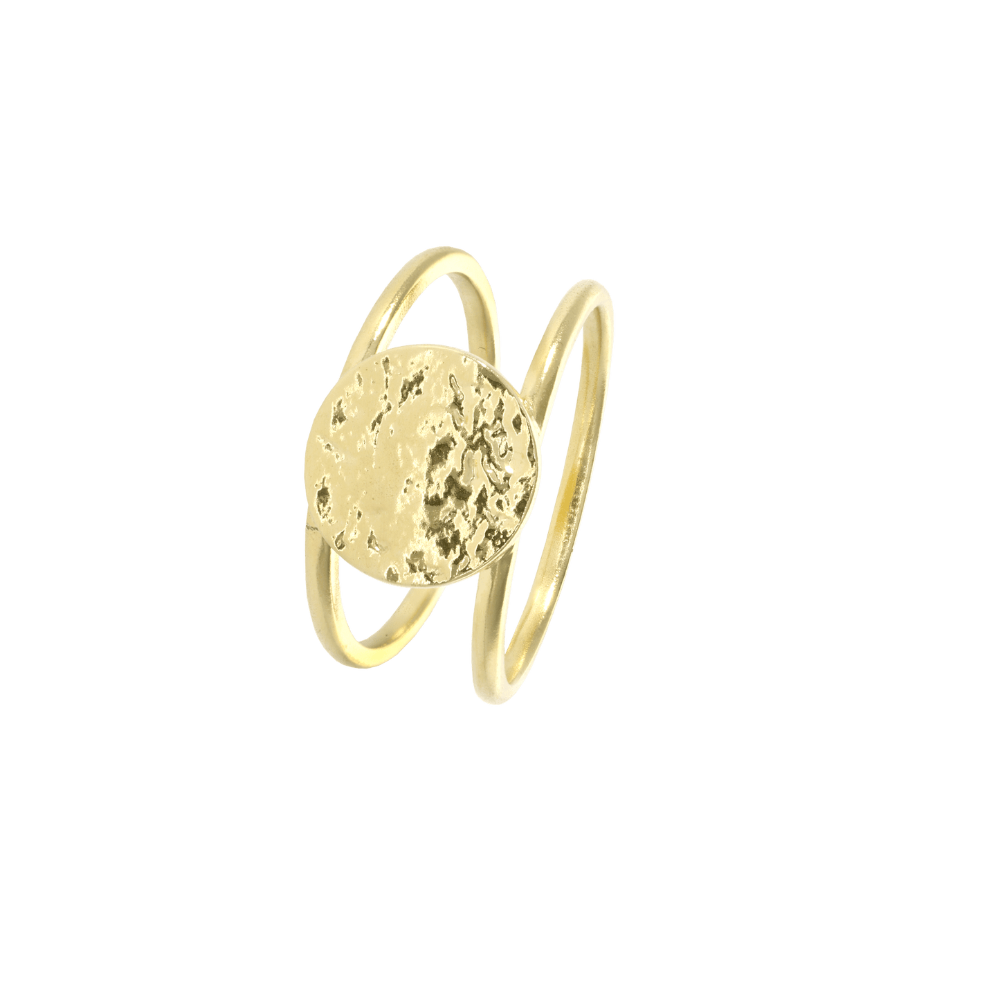 Ring Dual Forgyldt Sterling Sølv