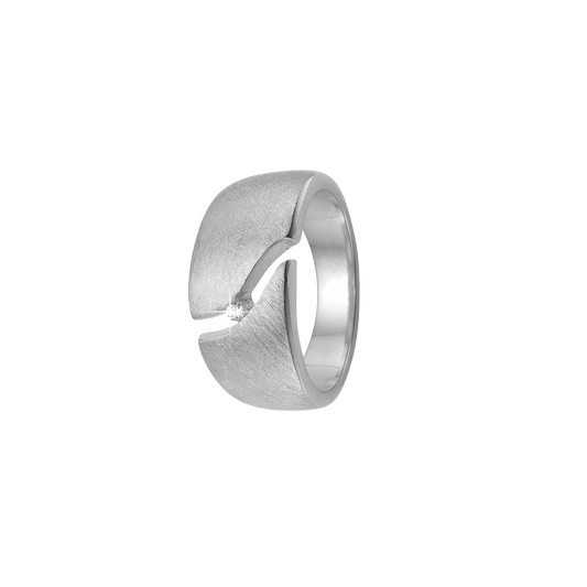 Ring Mat Dame Ring med  Cubic Zirkonia Sterling Sølv