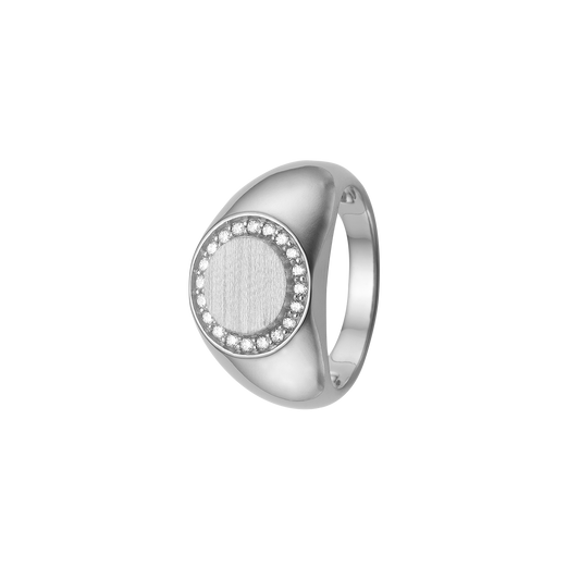Ring Signet Sterling Sølv