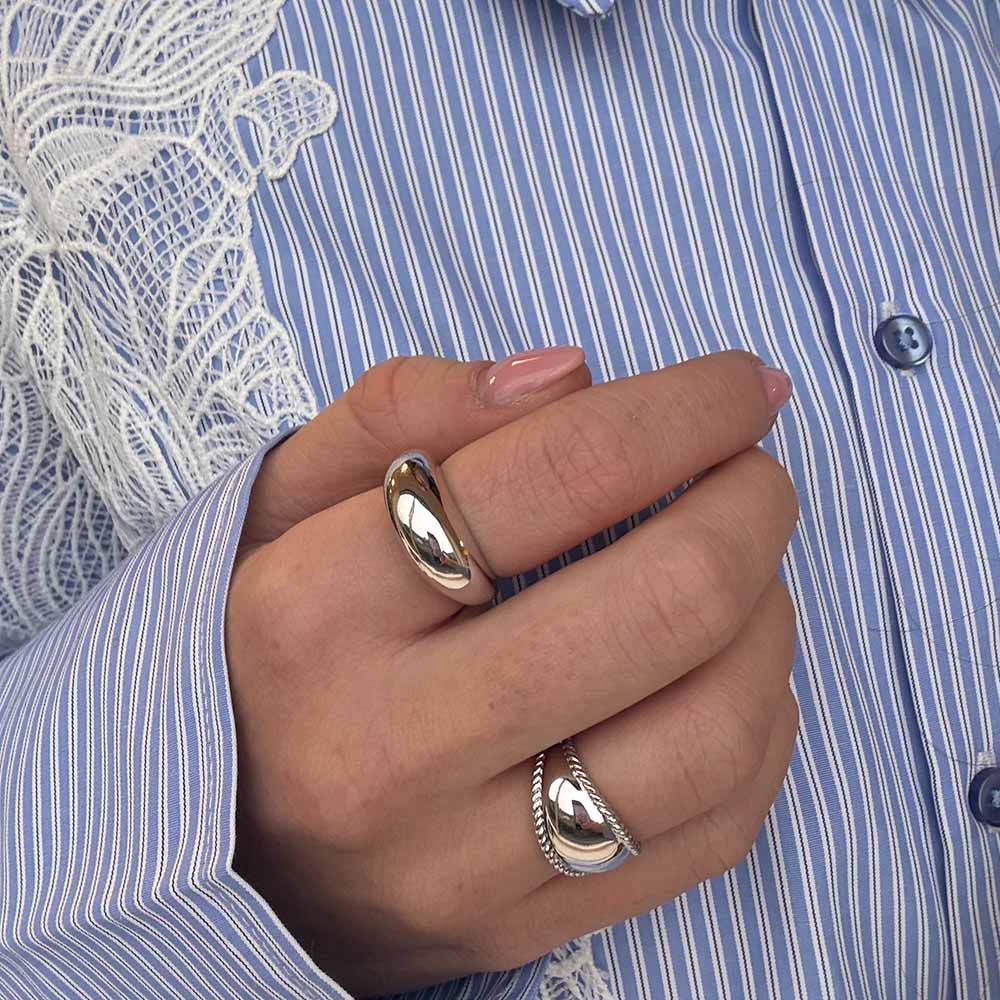 Ring Bue Sterling Sølv