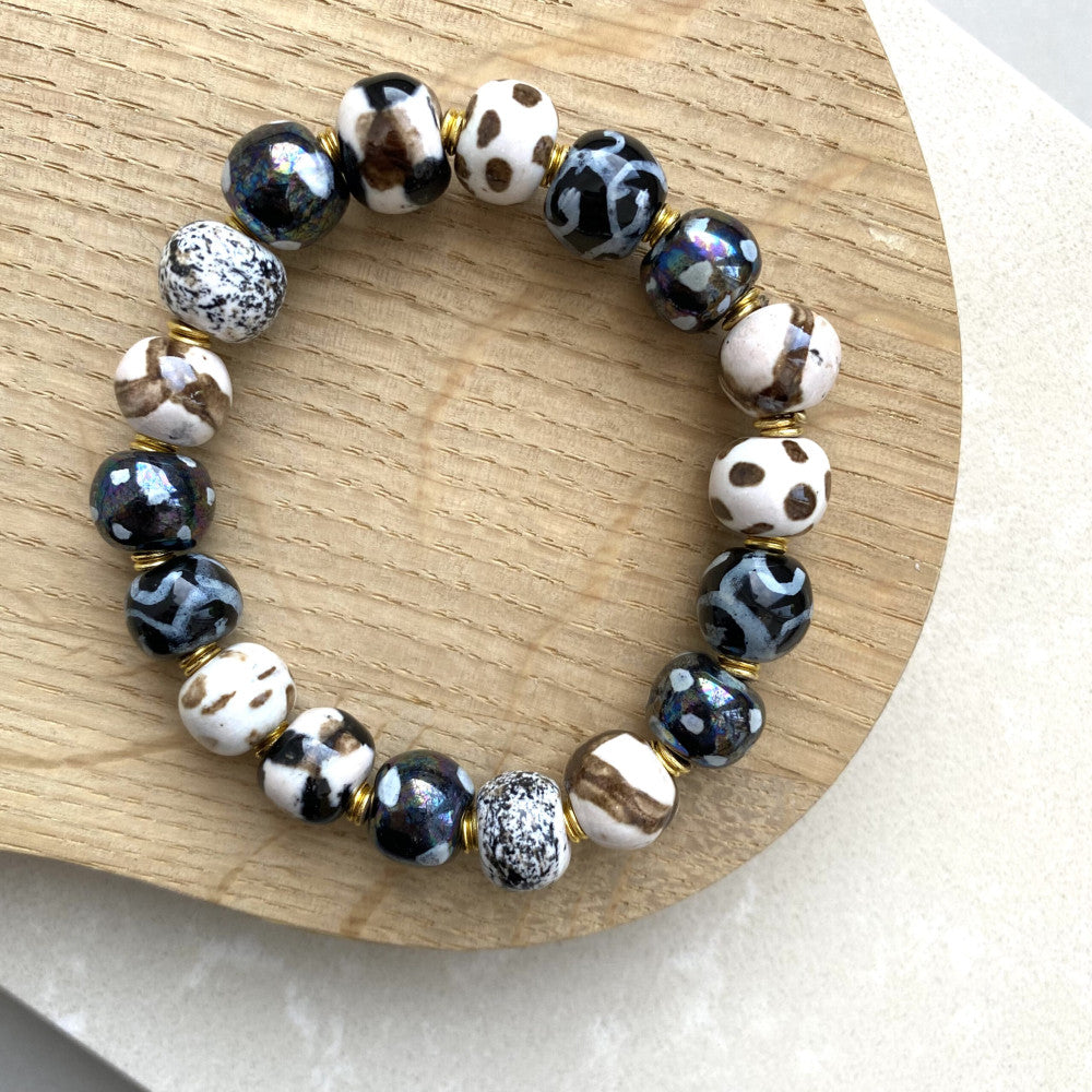 Perlearmbånd elastik - Mbili