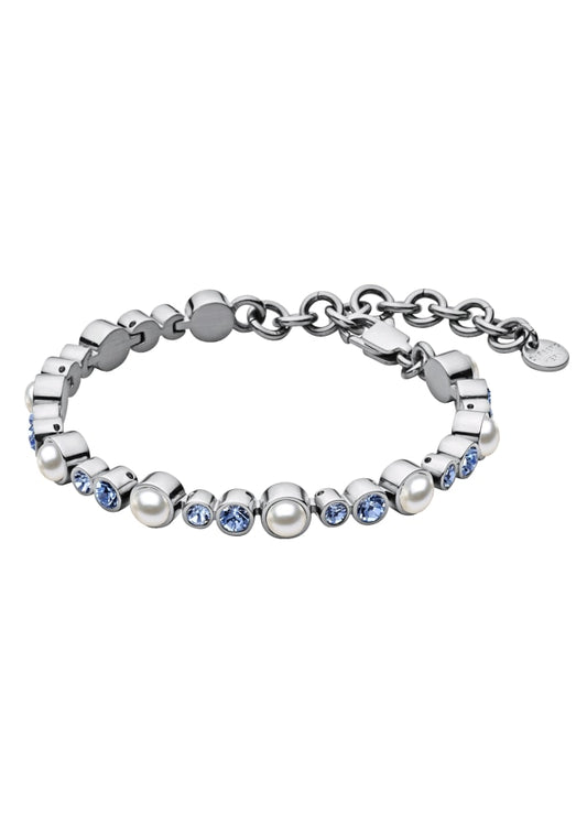 SACHA SS LIGHT SAPPHIRE / WHITE PEARL