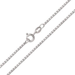 Sølvkæde Venezia 1,5 mm - L 42 cm til 80 cm.
