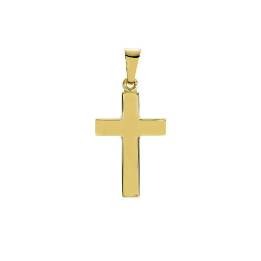 14 kt. guldvedhæng kors 18x12mm