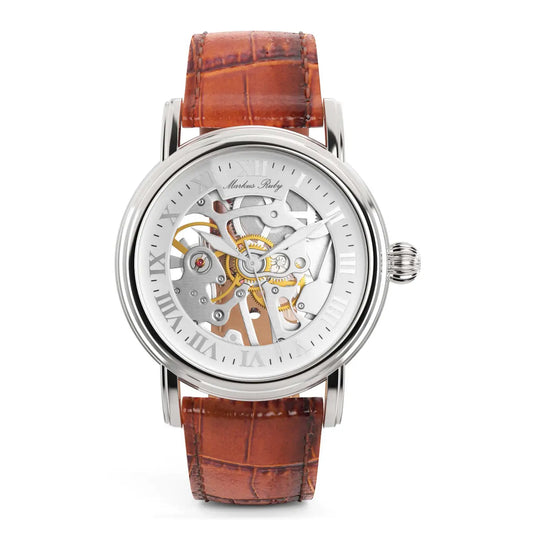 Marcus Ruby - Moonphase Automatic - White Dial