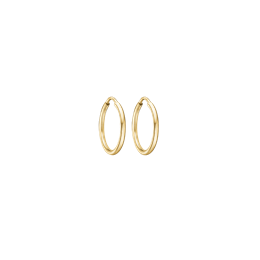 8 kt. guld creol. Mål 1,4 x 25 mm.