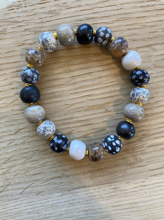 Perlearmbånd elastik - Tjergo