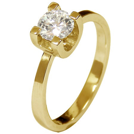 Diamantring, Solitaire, 18 kt, 0.50 ct diamant.