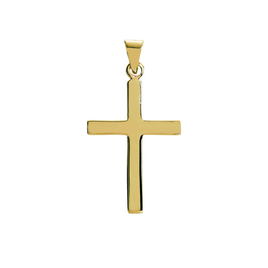 Vedhæng. Kors, stav 22x15mm, 14 kt guld.
