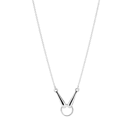 Sølv collier bidsel 45-48 cm