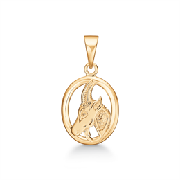 14 kt. guld vedhæng stjernetegn stenbuk.