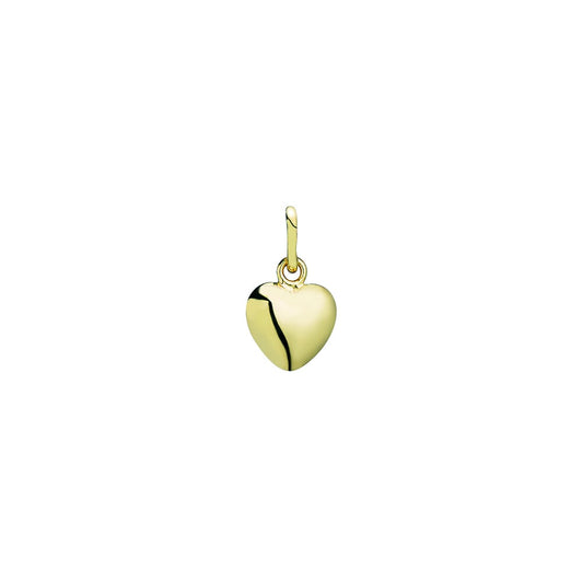 8 kt. guldvedhæng hjerte 8x8,5mm
