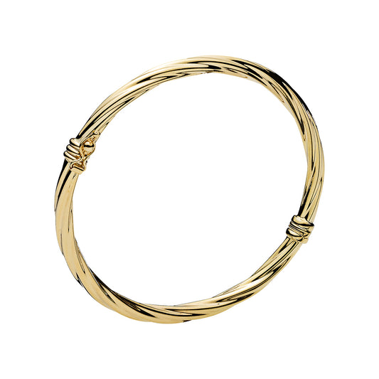 9 kt. guld armring snoet 3mm kan åbnes.