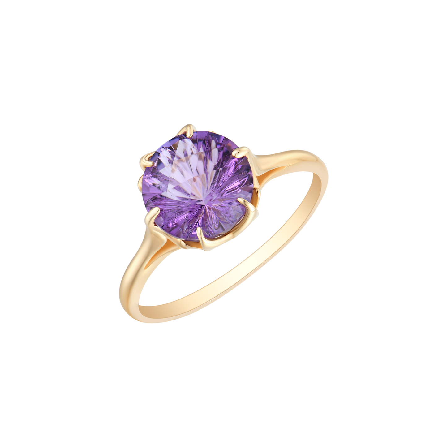 14 kt. guld ring, ametyst