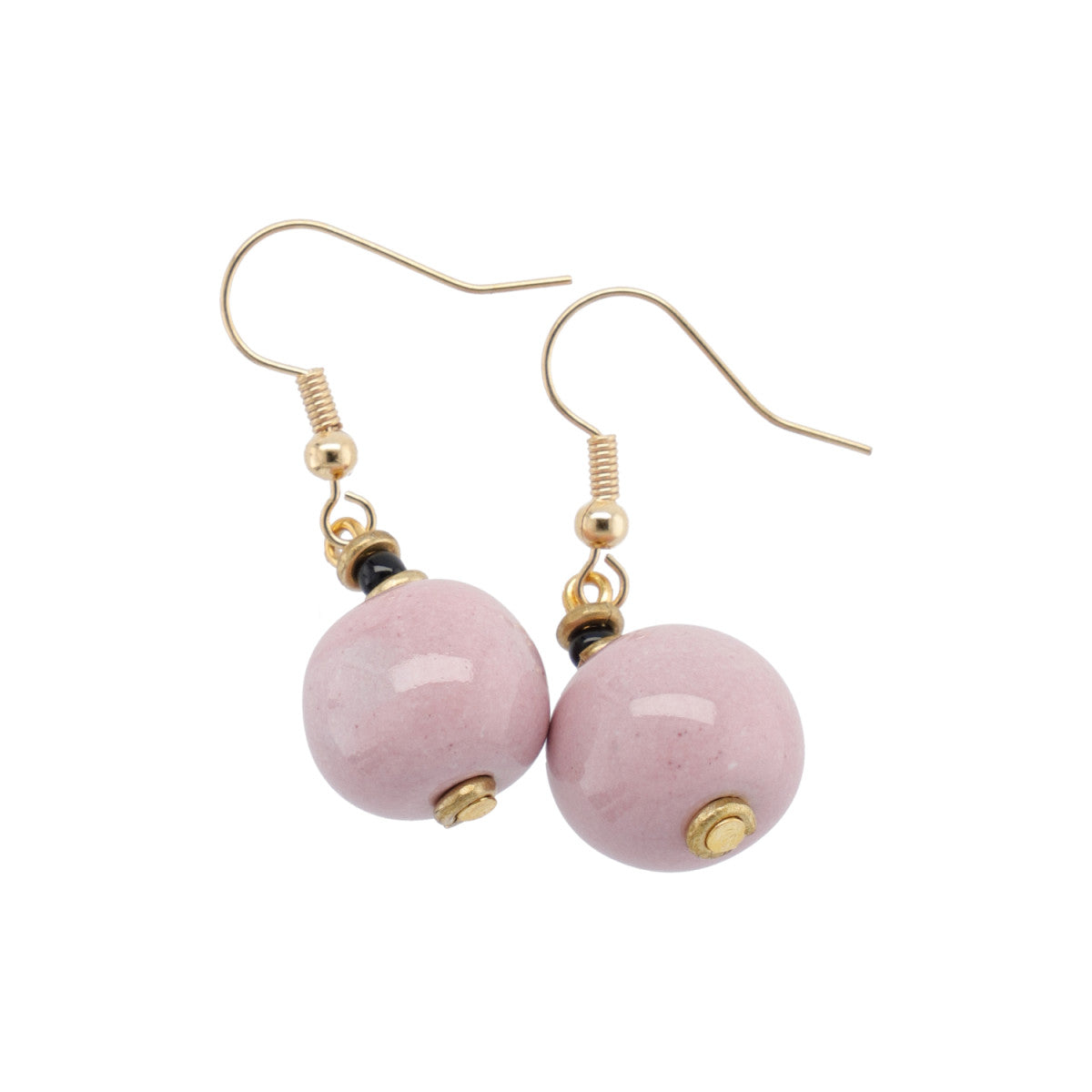 Perleøreringe - Round - Petal