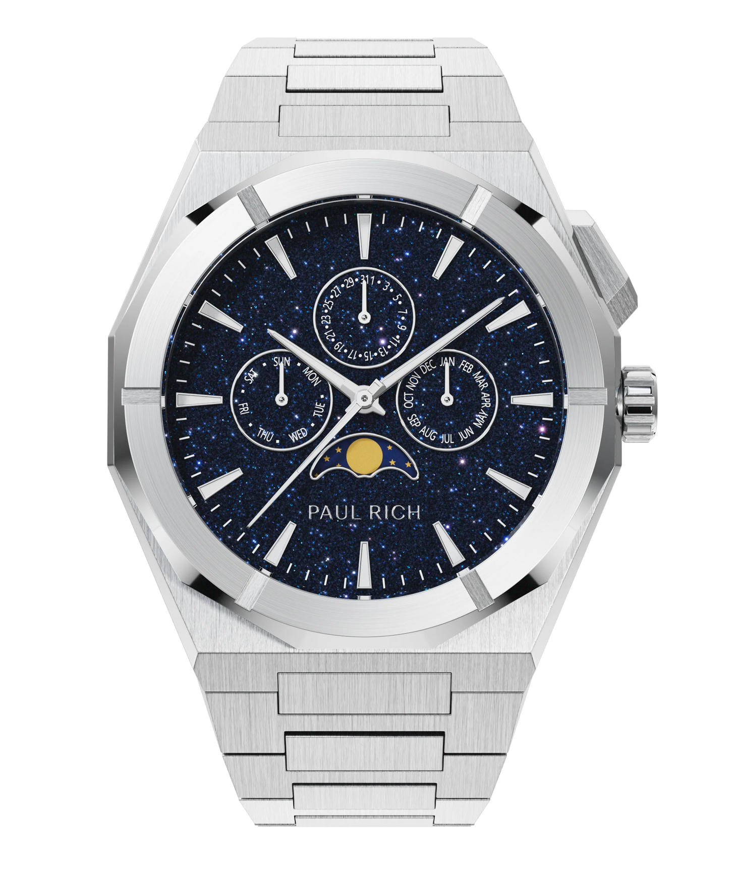 Moonphase Star Dust II Silver