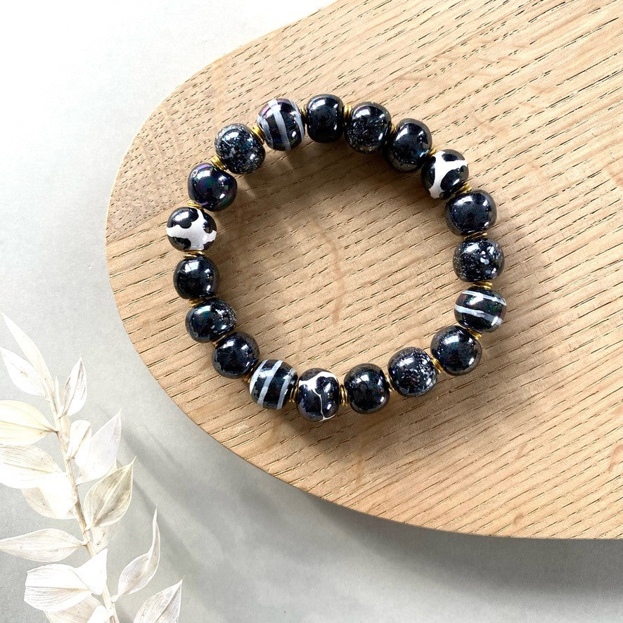 Perlearmbånd elastik - Chess scan