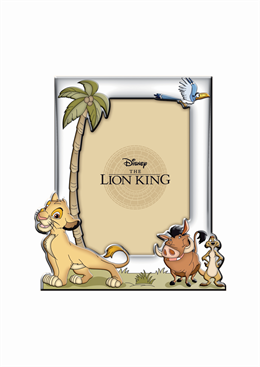 Disney Løvernes Konge fotoramme. Mål: 13 x 18 cm.