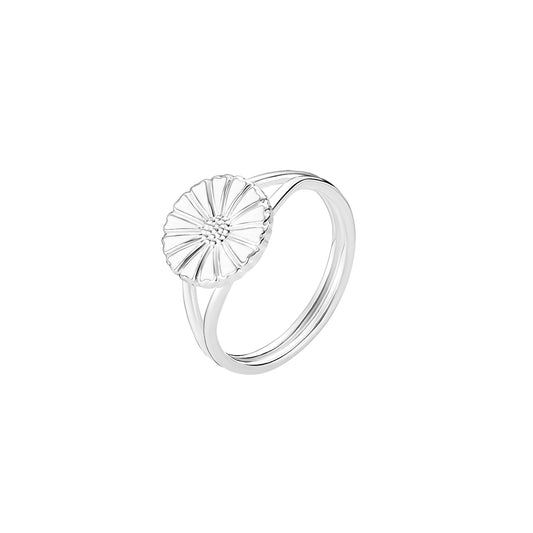 Marguerit ring i sølv