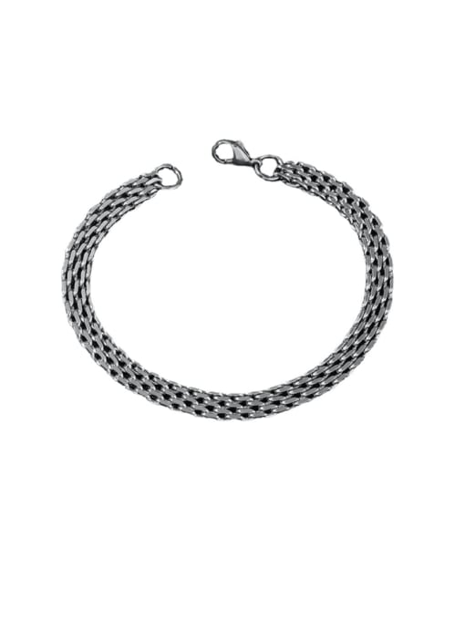 Armbånd i ædelstål - 21 cm