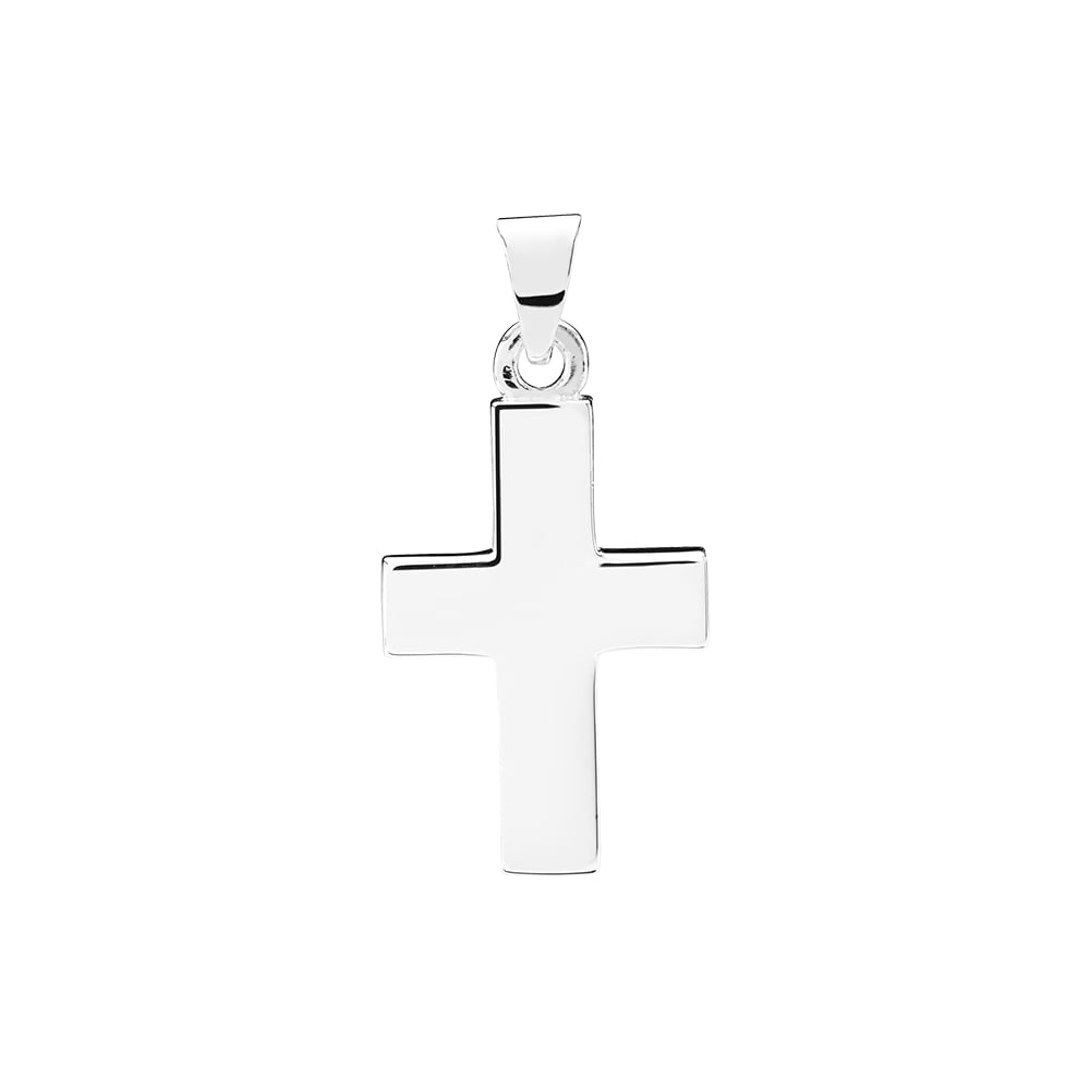 Sølvvedhæng kors 17x11 mm