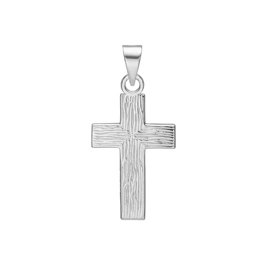 Sølvvedhæng kors 25 x16 mm