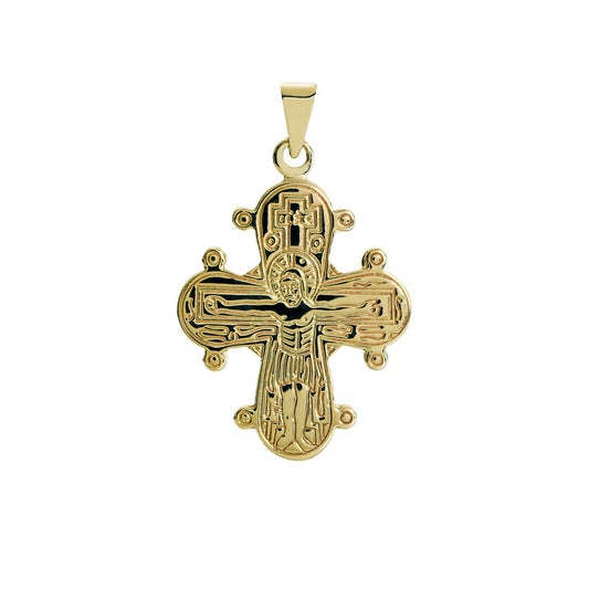 14 kt. guldvedhæng, Dagmarkors 20x17mm