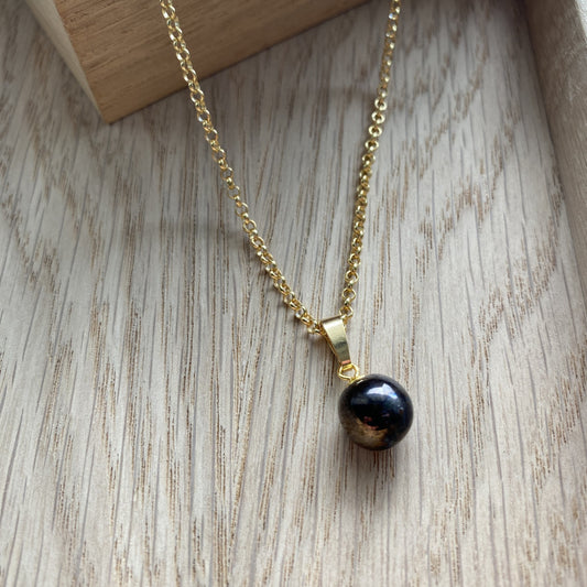 Vedhæng i forgyldt sølv - Antique gold