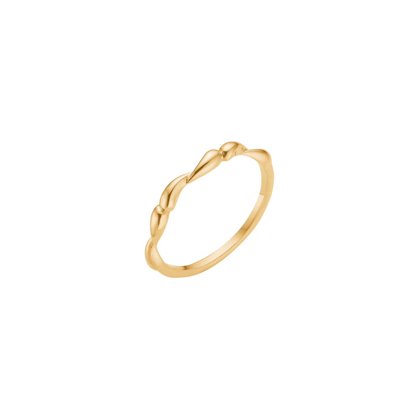 8 kt. guldring snoet