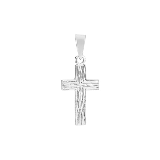 Sølvvedhæng kors 20x12 mm