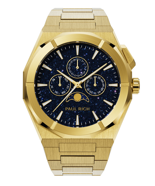 Moonphase Star Dust II Gold