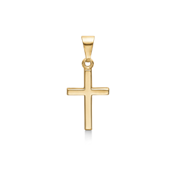 14 kt. guld vedhæng kors. Mål: 10 x 14 mm.