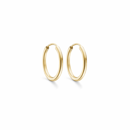 14 kt. guld creol. Mål 2 x 20 mm.