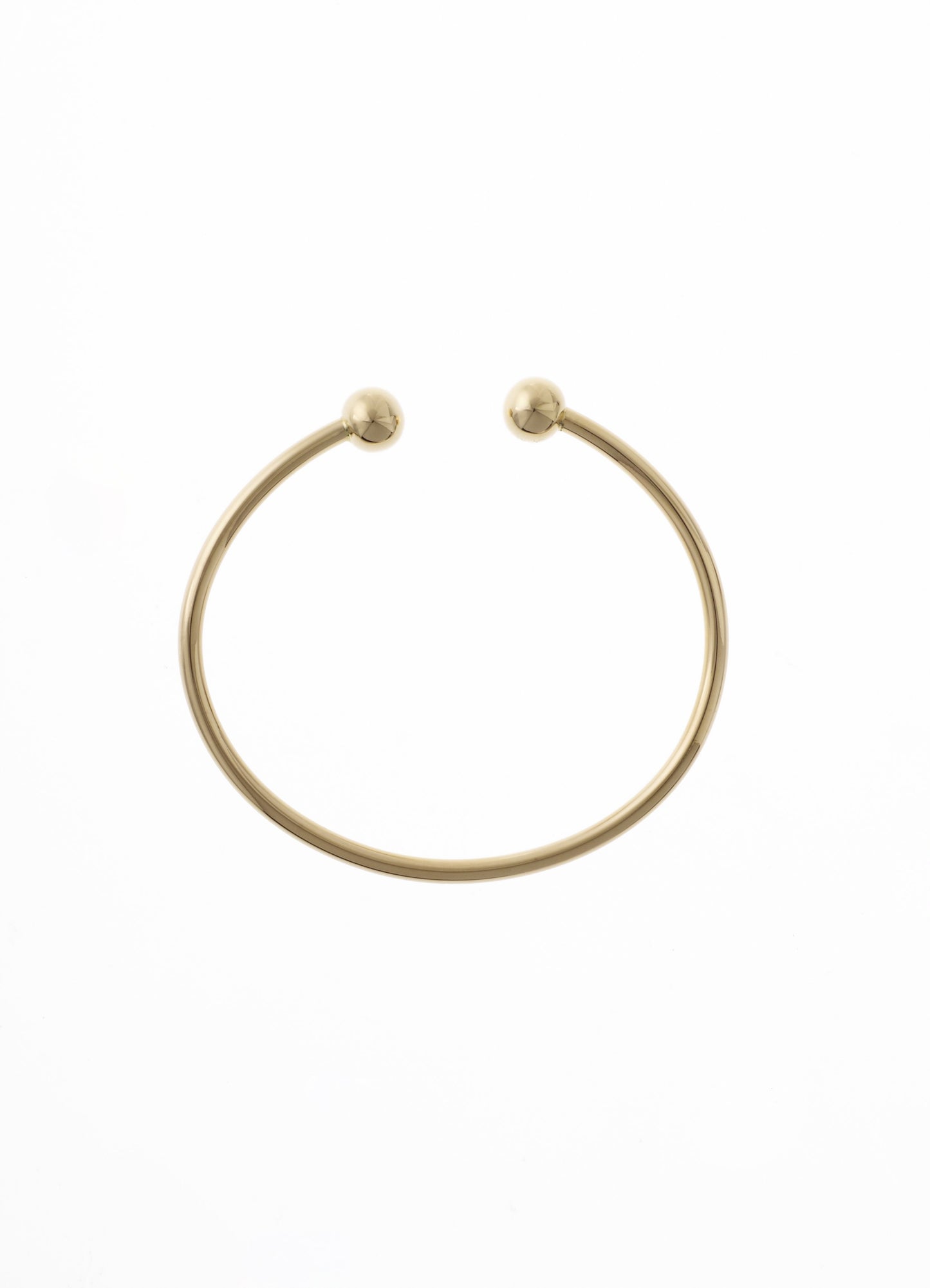14 kt. guld armring med 8mm kugle