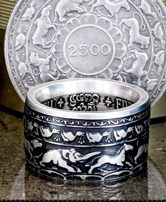 Erindringsmønt for Buddhas 2500 års fødselsdag.