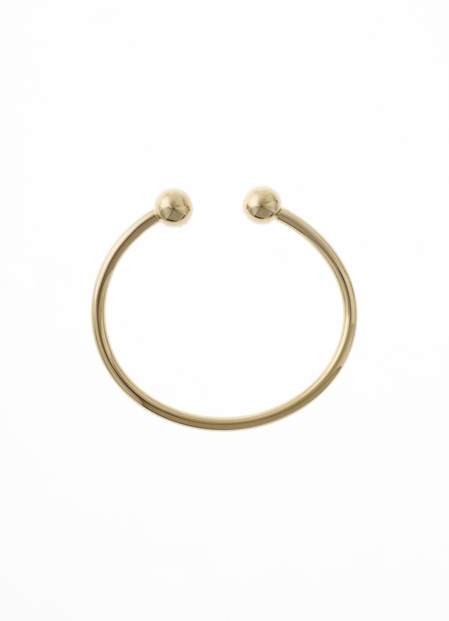 14 kt guld armring med 10mm kugle