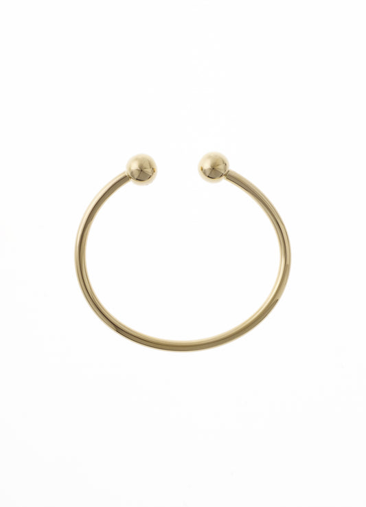14 kt guld armring med 10mm kugle