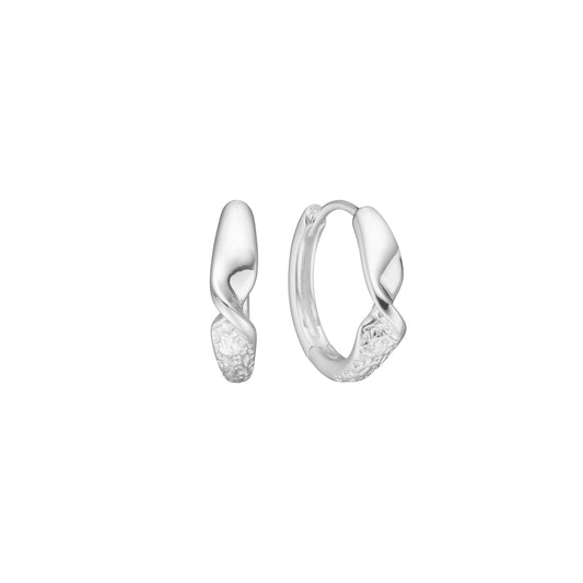 Sølv Creol snoet 13 mm