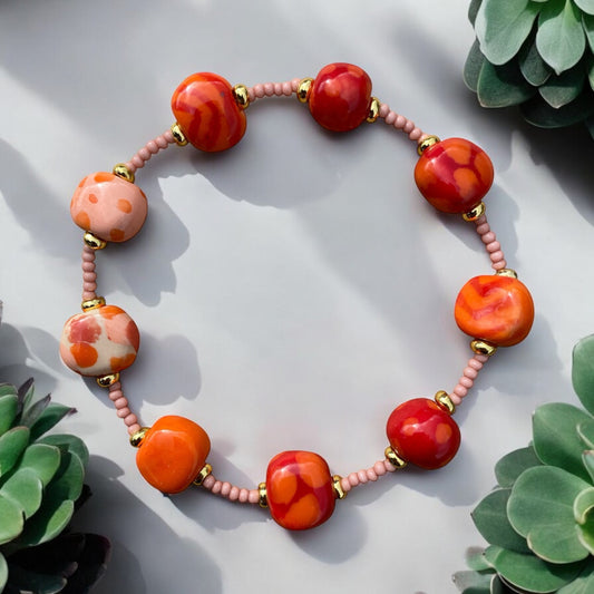 Delicate armbånd - Orange Blossom