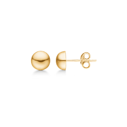 8 kt. guld ørestikker 7 mm halvkugle.