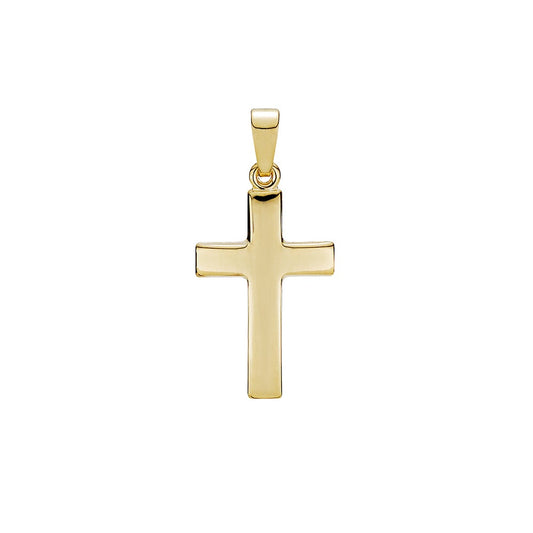 8 kt. guldvedhæng kors 18x12mm 333