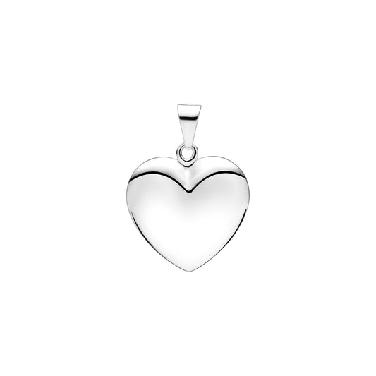 Sølvvedhæng hjerte 14 x16 mm