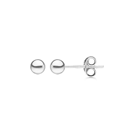 Sølv ørestikker kugle. Mål: 4 mm.