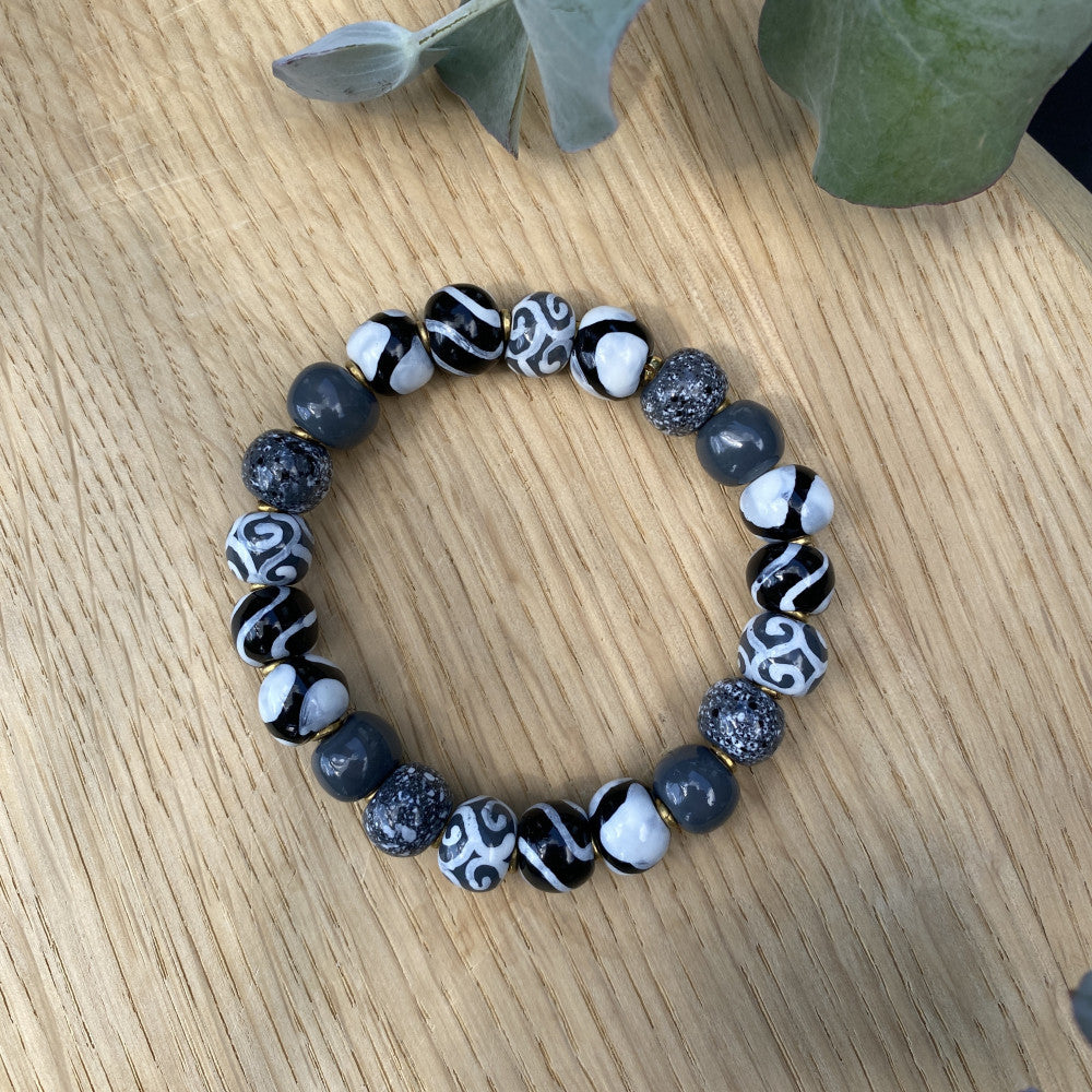 Armbånd elastik - Grey love