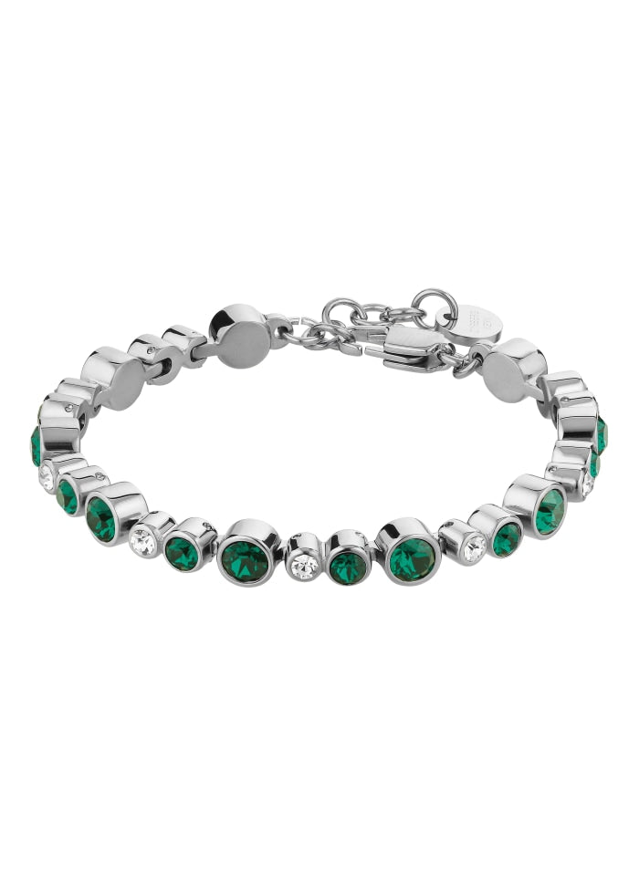 TERESIA SS EMERALD GREEN / CRYSTAL