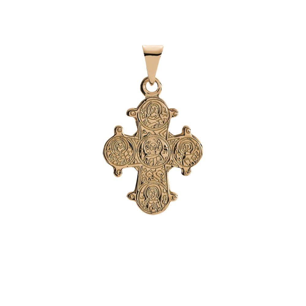 14 kt. vedhæng Dagmarkors 16x13mm